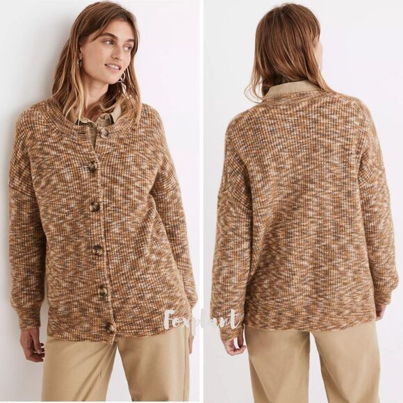 NEW Madewell Space-Dyed Winstead Cardigan Sweater, size XL - Picture 2 of 16